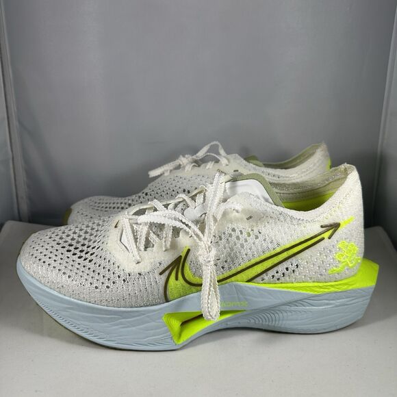 W Nike ZoomX Vaporfly Next% 3 Sail Volt HQ3464-143 Womens Size 9 Mens 7.5 - Picture 2 of 9